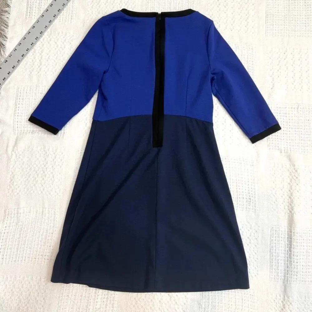 Boden 10 Louise color block ponte‎ 1/2 sleeve dress D3 2956 - Picture 10 of 12